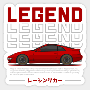 Tuner Red 300ZX Z32 JDM Sticker